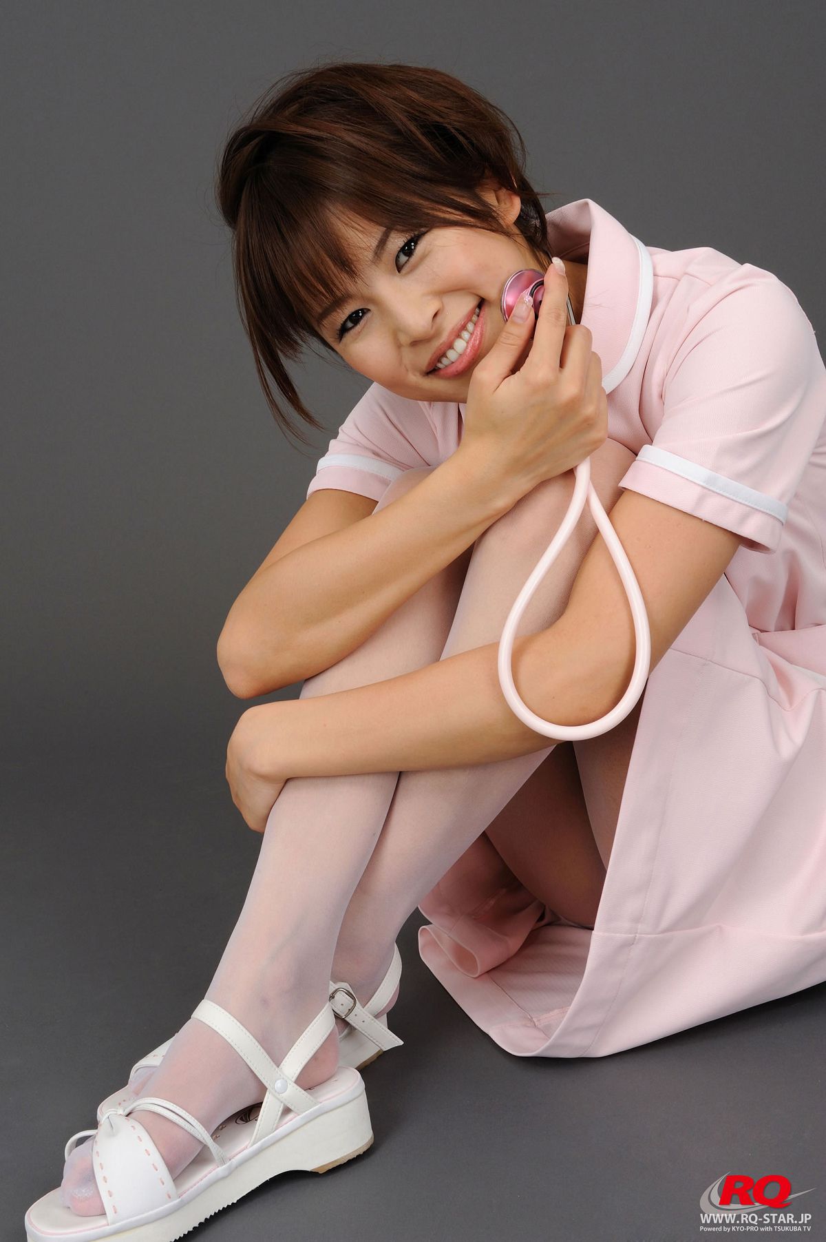 [RQ-Star] No.0019 Umi Kurihara 栗原海 ピンクナース 护士装  Nurse Costume [73P]